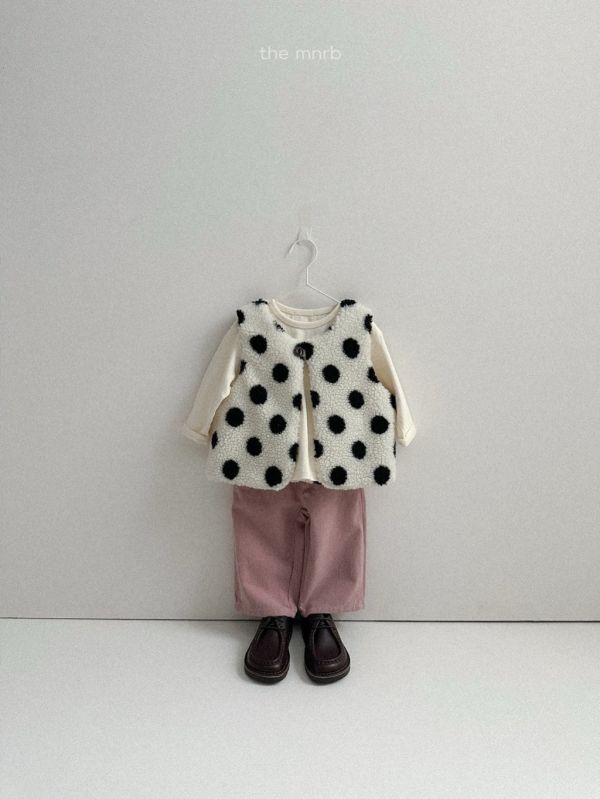 羊羔毛QQ背心｜2COLORS 