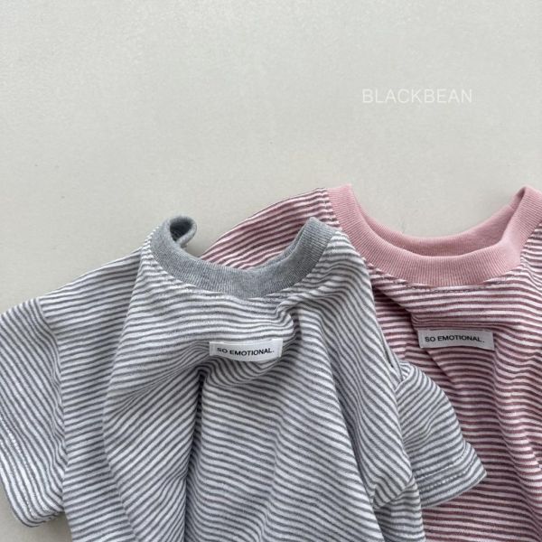 BLACKBEAN｜細條紋棉質套裝(上衣+褲子) 