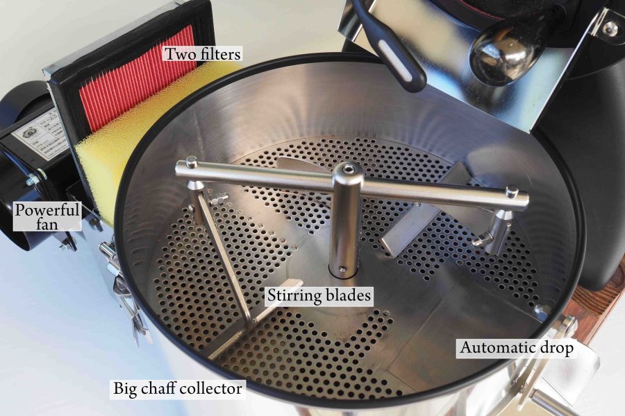 Desktop Cooling Tray for Coffee Beans aillio,aillio bullet R1,Natureve,cooling tray,cooler,taiwan,deflector,bean chute