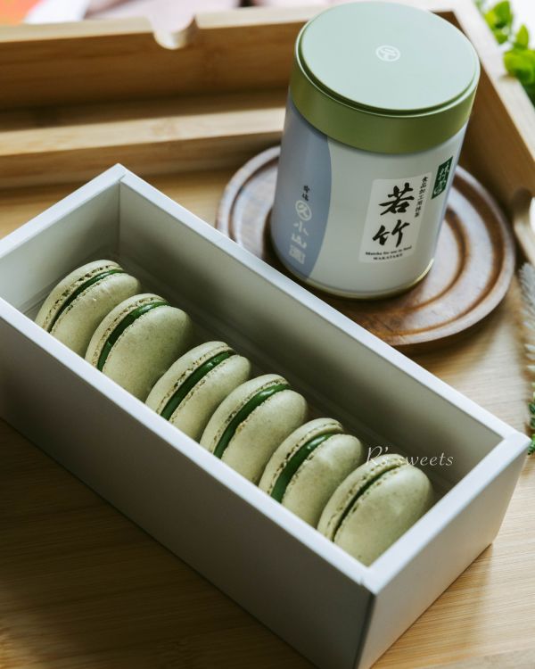 【小山園抹茶馬卡龍】6入一組 