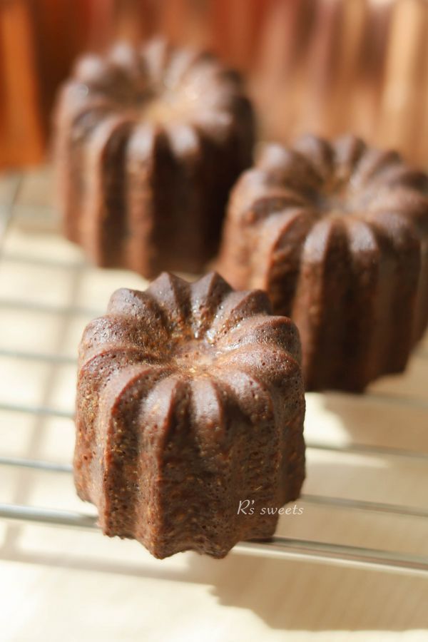 【可麗露】3入一組 可麗露,canele,香草蘭姆,伯爵茶,法芙娜可可