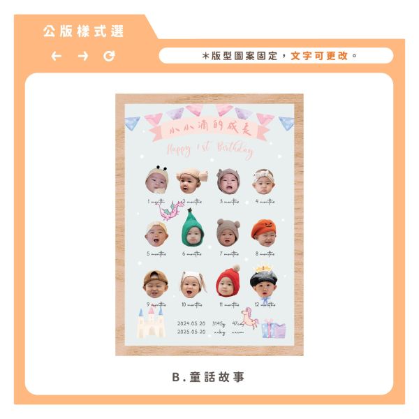 寶寶週歲紀念相框 寶寶週歲相框, 週歲禮物, 抓週佈置, 客製化相框, 客製禮物, 周歲紀念, 寶寶相框, 透明相框, 週歲拍照道具, 寶寶抓週, 新生兒禮物, 嬰兒紀念品, 親子相框, 客製寶寶禮, 滿月禮物, 親子佈置小物, 週歲攝影佈置, 客製化周歲禮物
