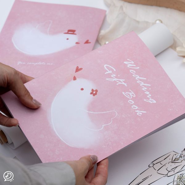 飛向你那邊禮金簿 婚禮禮金簿,收禮桌小物,婚禮布置,婚禮用品,婚禮小物推薦,禮金簿雙本組,婚禮收禮設計,戶外婚禮,婚禮佈置,de.a