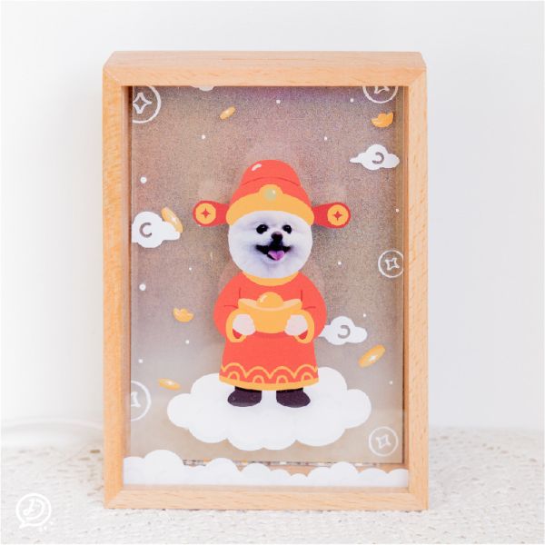 客製化木製發光存錢筒 