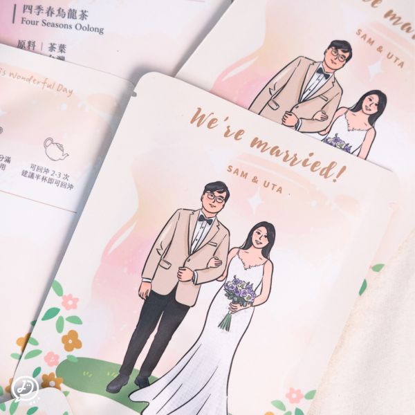 客製化茶包 台灣好茶 客製化茶包,婚禮小物,似顏繪,茶包,活動小物,四季春茶,日月潭紅茶,凍頂烏龍茶,伯爵紅茶,金萱,茶包客製