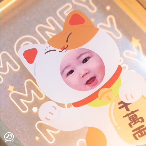 客製化木製發光存錢筒 