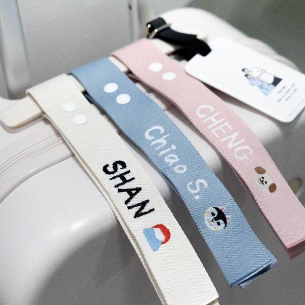 刺繡行李飄帶 行李飄帶, 行李箱飄帶, 刺繡飄帶, 飄帶, 刺繡行李飄帶, 客製化行李飄帶, 韓國行李飄帶, 行李綁帶, 行李吊牌, 行李箱織帶