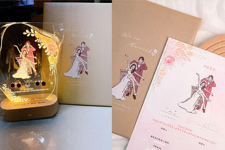 客製化結婚書約好評