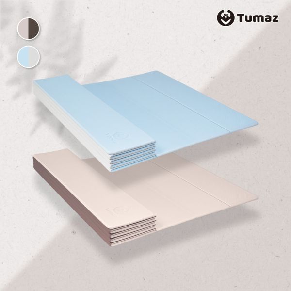 Tumaz 12摺長形摺疊瑜珈墊 
