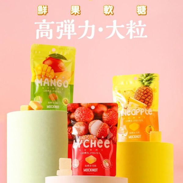 【Mocknot】鮮果軟糖65g*6包組 