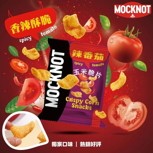 【Mocknot】辣番茄玉米脆片48g*6包組 