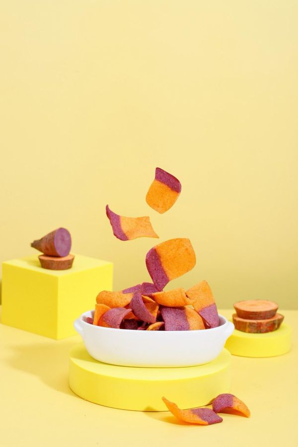 【Snackiss】雙色番薯脆片50g*6包組 