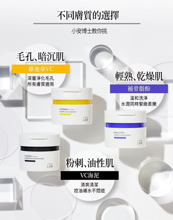 【unlabel LAB】安博士 超快平衡控油VC海泥卸妝霜90g 
