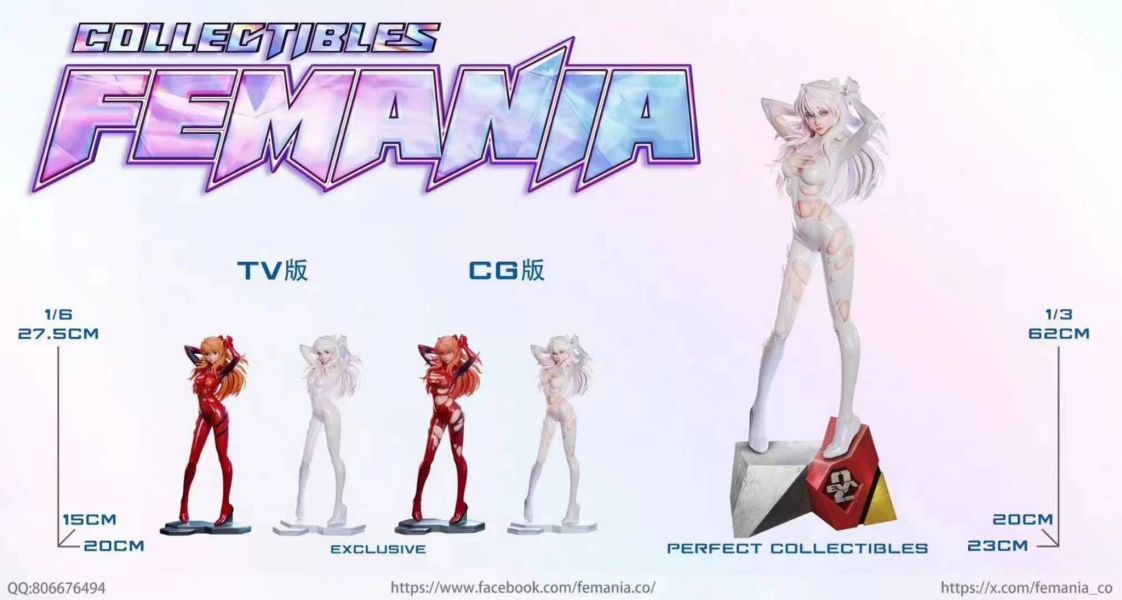 【售罄展示追加請私訊客服@toystationtw】新世紀福音戰士 明日香 X Femania Collectibles 玩驛丨Toy station, GK雕像預購, GK雕像代購, GK雕像現貨, GK雕像修復, 購物網站, 自媒體選物店, SCC玩具屋, 玩具給庫, 希模型, 瘋公仔, 訂製雕像,模型,伯公仔,gk,玩驛,火影,夜風本舖,海賊,死神,航海王,獵人,阿拉蕾,七大罪,七龍珠,寶可夢,神奇寶貝,哥吉拉,宮崎駿,迪士尼,灌籃高手,鬼滅之日刃,一拳超人,蠟筆小新,咒術,鏈鋸人,進擊的巨人,妖精尾巴,我的英