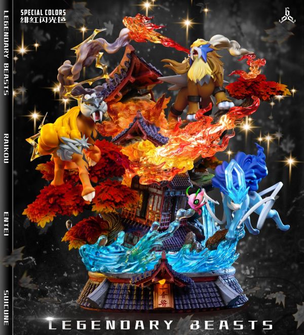 【售罄展示追加請私訊客服@toystationtw】寶可夢 重生的精靈 浴火三犬 X 666撒旦 玩驛丨Toy station, GK雕像預購, GK雕像代購, GK雕像現貨, GK雕像修復, 咒術, 咒術迴戰, SCC玩具屋, 玩具給庫, NBA, 瘋公仔, 訂製雕像,模型,伯公仔,gk,玩驛,火影,夜風本舖,海賊,死神,航海王,獵人,阿拉蕾,七大罪,七龍珠,寶可夢,神奇寶貝,哥吉拉,宮崎駿,迪士尼,灌籃高手,鬼滅之刃,一拳超人,蠟筆小新,咒術,鏈鋸人,進擊的巨人,乙骨,我英