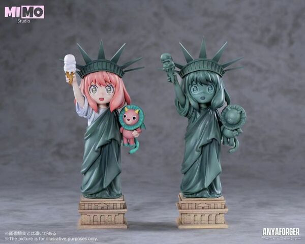 【售罄展示追加請私訊客服@toystationtw】間諜家家酒 (雙配色)自由女神像安妮亞 X Mimo 玩驛丨Toy station, GK雕像預購, GK雕像代購, GK雕像現貨, GK雕像修復, 購物網站, 自媒體選物店, 日漫, 美漫, 電影, 電玩IP, 訂製雕像,模型,玩具,gk,玩驛,火影,手辦,海賊,死神,航海王,獵人,阿拉蕾,七大罪,七龍珠,寶可夢,神奇寶貝,哥吉拉,宮崎駿,迪士尼,灌籃高手,鬼滅之日刃,一拳超人,蠟筆小新,咒術,鏈鋸人,進擊的巨人,妖精尾巴,我的英雄學院,鋼鍊,鋼之