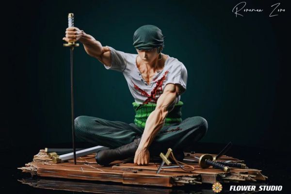 【售罄展示追加請私訊客服@toystationtw】海賊王 坐姿索隆 X Flower Studio #動漫#模型#玩具#gk#玩驛#火影#手辦#海賊#死神#航海王#獵人#阿拉蕾#七大罪#七龍珠#寶可夢#神奇寶貝#哥吉拉#宮崎駿#迪士尼#灌籃高手#鬼滅之日刃#一拳超人#蠟筆小新#咒術#鏈鋸人#進擊的巨人#妖精尾巴#我的英雄學院#我英#鋼鍊#鋼之煉金術師#新世紀福音戰士#EVA#間諜家家酒#Re0#漫威#dc#集美#hex#tsume#prime1#queen#tes#xm#野獸國#壽屋#數碼寶貝