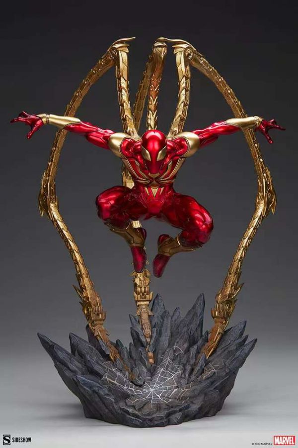 【售罄展示追加請私訊客服@toystationtw】漫威 IRON SPIDER 鋼鐵蜘蛛俠 X Sideshow #動漫#模型#玩具#gk#玩驛#火影#手辦#海賊#死神#航海王#獵人#阿拉蕾#七大罪#七龍珠#寶可夢#神奇寶貝#哥吉拉#宮崎駿#迪士尼#灌籃高手#鬼滅之日刃#一拳超人#蠟筆小新#咒術#鏈鋸人#進擊的巨人#妖精尾巴#我的英雄學院#我英#鋼鍊#鋼之煉金術師#新世紀福音戰士#EVA#間諜家家酒#Re0#漫威#dc#集美#hex#tsume#prime1#queen#tes#xm#野獸國#壽屋#數碼寶貝