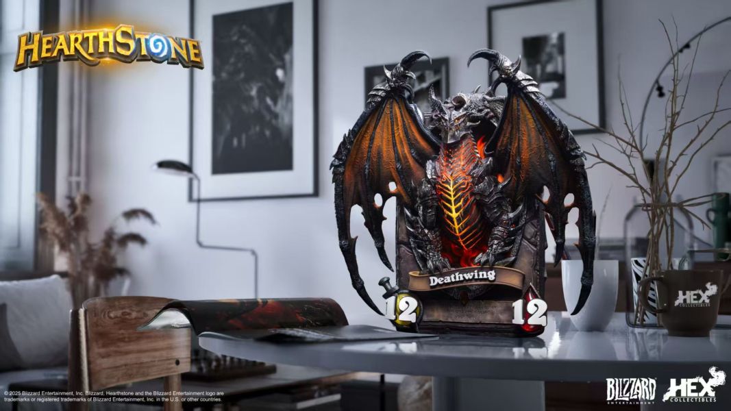 【預購】爐石傳說 卡牌藝術雕像 死亡之翼 X Blizzard暴雪遊戲 正版授權 玩驛丨Toy station, GK雕像預購, GK雕像代購, GK雕像現貨, GK雕像修復, 咒術, 咒術迴戰, SCC玩具屋, 玩具給庫, NBA, 瘋公仔, 訂製雕像,模型,伯公仔,gk,玩驛,火影,夜風本舖,海賊,死神,航海王,獵人,阿拉蕾,七大罪,七龍珠,寶可夢,神奇寶貝,哥吉拉,宮崎駿,迪士尼,灌籃高手,鬼滅之刃,一拳超人,蠟筆小新,咒術,鏈鋸人,進擊的巨人,乙骨,我英