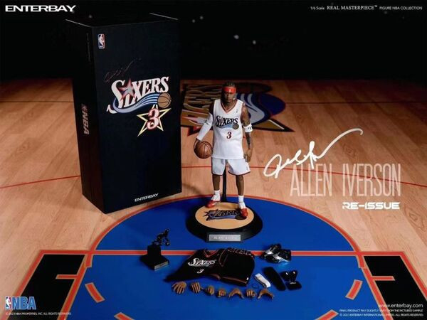 【售罄展示追加請私訊客服@toystationtw】NBA 系列 戰神 Allen Iverson艾倫·艾佛森 蠟像級人偶 限量復刻版 X Enterbay 正版授權 動漫,模型,玩具,gk,玩驛,火影,手辦,海賊,死神,航海王,獵人,阿拉蕾,七大罪,七龍珠,寶可夢,神奇寶貝,哥吉拉,宮崎駿,迪士尼,灌籃高手,鬼滅之日刃,一拳超人,蠟筆小新,咒術,鏈鋸人,進擊的巨人,妖精尾巴,我的英雄學院,我英,鋼鍊,鋼之煉金術師,新世紀福音戰士,EVA,間諜家家酒,Re0,漫威,dc,集美#hex#tsume#prime1#queen#tes#xm#野獸國#壽屋#數碼寶貝