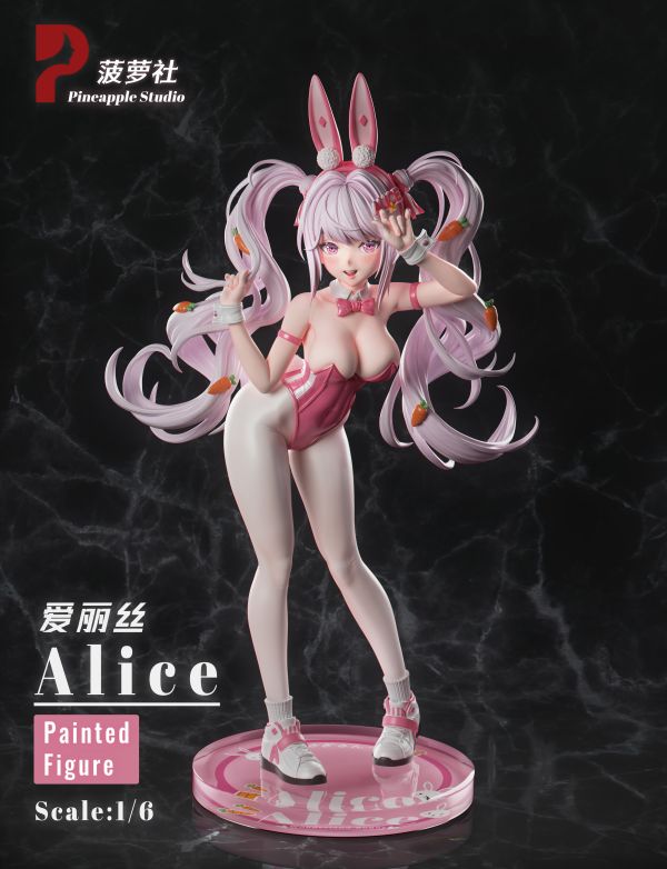 【售罄展示追加請私訊客服@toystationtw】勝利女神：妮姬 兔女郎Ver. 愛麗絲 X Pineapple菠蘿社 玩驛丨Toy station, GK雕像預購, GK雕像代購, GK雕像現貨, GK雕像修復, 咒術, 咒術迴戰, SCC玩具屋, 玩具給庫, NBA, 瘋公仔, 訂製雕像,模型,伯公仔,gk,玩驛,火影,夜風本舖,海賊,死神,航海王,獵人,阿拉蕾,七大罪,七龍珠,寶可夢,神奇寶貝,哥吉拉,宮崎駿,迪士尼,灌籃高手,鬼滅之刃,一拳超人,蠟筆小新,咒術,鏈鋸人,進擊的巨人,乙骨,我英
