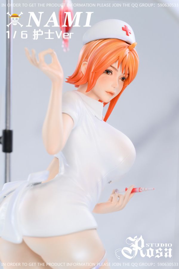 【售罄展示追加請私訊客服@toystationtw】海賊王 護士小姐姐 娜美 X Rosa Studio 動漫,模型,玩具,gk,玩驛,火影,手辦,海賊,死神,航海王,獵人,阿拉蕾,七大罪,七龍珠,寶可夢,神奇寶貝,哥吉拉,宮崎駿,迪士尼,灌籃高手,鬼滅之日刃,一拳超人,蠟筆小新,咒術,鏈鋸人,進擊的巨人,妖精尾巴,我的英雄學院,我英,鋼鍊,鋼之煉金術師,新世紀福音戰士,EVA,間諜家家酒,Re0,漫威,dc,集美#hex#tsume#prime1#queen#tes#xm#野獸國#壽屋#數碼寶貝