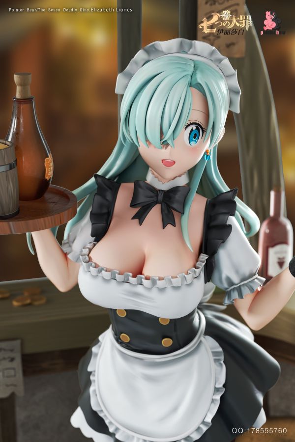 【售罄展示追加請私訊客服@toystationtw】二次元少女系列  第四彈 伊麗莎白 X Pointer bear（指針熊）工作室 動漫,模型,玩具,gk,玩驛,火影,手辦,海賊,死神,航海王,獵人,阿拉蕾,七大罪,七龍珠,寶可夢,神奇寶貝,哥吉拉,宮崎駿,迪士尼,灌籃高手,鬼滅之日刃,一拳超人,蠟筆小新,咒術,鏈鋸人,進擊的巨人,妖精尾巴,我的英雄學院,我英,鋼鍊,鋼之煉金術師,新世紀福音戰士,EVA,間諜家家酒,Re0,漫威,dc,集美#hex#tsume#prime1#queen#tes#xm#野獸國#壽屋#數碼寶貝