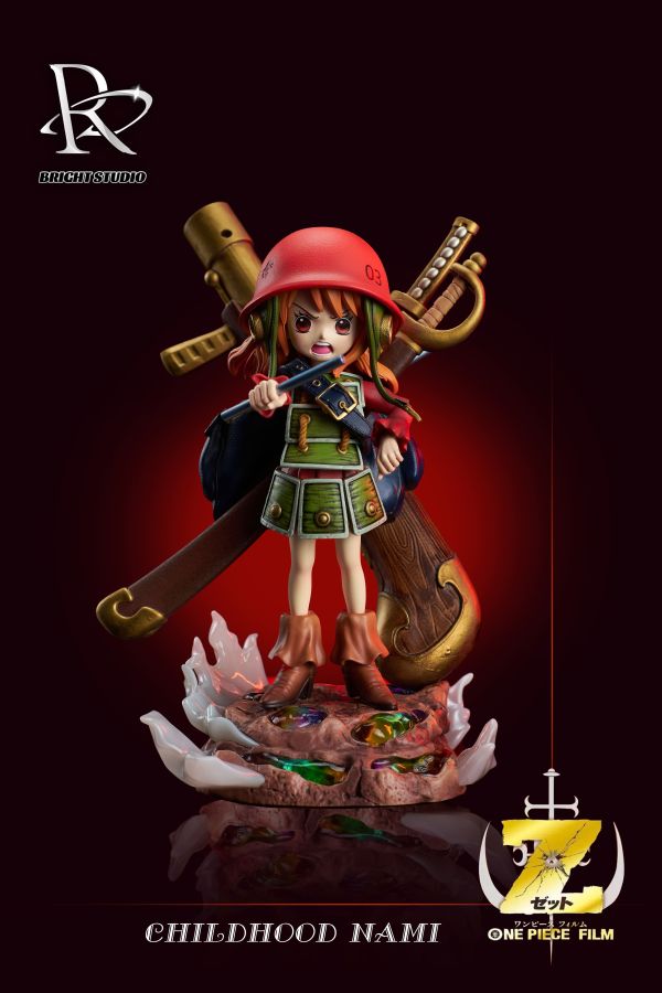 【售罄展示追加請私訊客服@toystationtw】海賊王 “Z”澤法劇場版紅衣草帽團共鳴 第四彈：童年小娜美 X 紉光社 動漫,模型,玩具,gk,玩驛,火影,手辦,海賊,死神,航海王,獵人,阿拉蕾,七大罪,七龍珠,寶可夢,神奇寶貝,哥吉拉,宮崎駿,迪士尼,灌籃高手,鬼滅之日刃,一拳超人,蠟筆小新,咒術,鏈鋸人,進擊的巨人,妖精尾巴,我的英雄學院,我英,鋼鍊,鋼之煉金術師,新世紀福音戰士,EVA,間諜家家酒,Re0,漫威,dc,集美#hex#tsume#prime1#queen#tes#xm#野獸國#壽屋#數碼寶貝