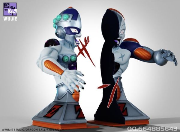 【售罄展示追加請私訊客服@toystationtw】七龍珠 機械弗利沙 半身像 X 無界 動漫,模型,玩具,gk,玩驛,火影,手辦,海賊,死神,航海王,獵人,阿拉蕾,七大罪,七龍珠,寶可夢,神奇寶貝,哥吉拉,宮崎駿,迪士尼,灌籃高手,鬼滅之日刃,一拳超人,蠟筆小新,咒術,鏈鋸人,進擊的巨人,妖精尾巴,我的英雄學院,我英,鋼鍊,鋼之煉金術師,新世紀福音戰士,EVA,間諜家家酒,Re0,漫威,dc,集美#hex#tsume#prime1#queen#tes#xm#野獸國#壽屋#數碼寶貝