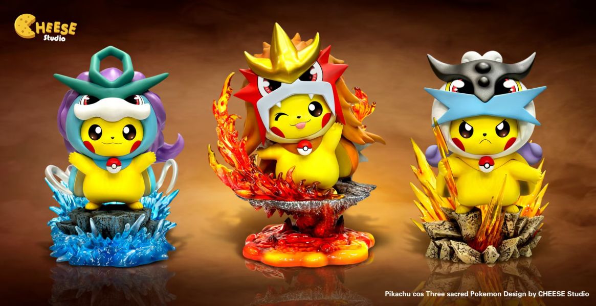 【預購】寶可夢 三聖獸變皮 水君&炎帝&雷公皮卡丘 X CHEESE奶酪 玩驛丨Toy station, GK雕像預購, GK雕像代購, GK雕像現貨, GK雕像修復, 咒術, 咒術迴戰, SCC玩具屋, 玩具給庫, NBA, 瘋公仔, 訂製雕像,模型,伯公仔,gk,玩驛,火影,夜風本舖,海賊,死神,航海王,獵人,阿拉蕾,七大罪,七龍珠,寶可夢,神奇寶貝,哥吉拉,宮崎駿,迪士尼,灌籃高手,鬼滅之刃,一拳超人,蠟筆小新,咒術,鏈鋸人,進擊的巨人,乙骨,我英