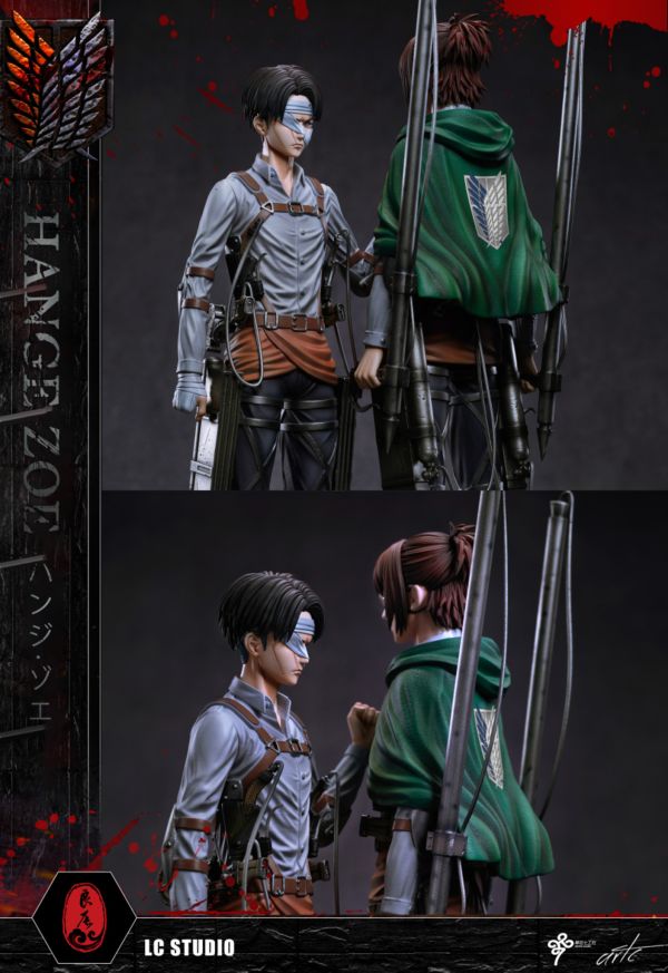 【售罄展示追加請私訊客服@toystationtw】進擊的巨人 第九彈 兵長送別韓吉 X 良辰 動漫,模型,玩具,gk,玩驛,火影,手辦,海賊,死神,航海王,獵人,阿拉蕾,七大罪,七龍珠,寶可夢,神奇寶貝,哥吉拉,宮崎駿,迪士尼,灌籃高手,鬼滅之日刃,一拳超人,蠟筆小新,咒術,鏈鋸人,進擊的巨人,妖精尾巴,我的英雄學院,我英,鋼鍊,鋼之煉金術師,新世紀福音戰士,EVA,間諜家家酒,Re0,漫威,dc,集美#hex#tsume#prime1#queen#tes#xm#野獸國#壽屋#數碼寶貝