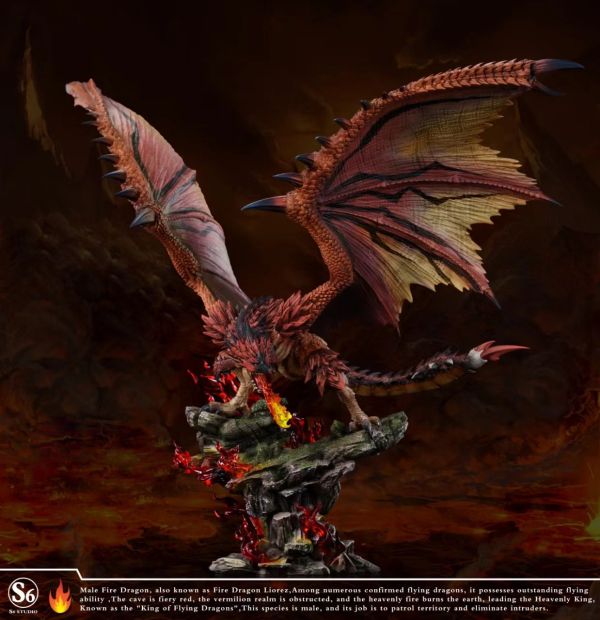 【代購】魔物獵人 第二彈 雄火龍 X S6工作室 玩驛丨Toy station, GK雕像預購, GK雕像代購, GK雕像現貨, GK雕像修復, 咒術, 咒術迴戰, SCC玩具屋, 玩具給庫, NBA, 瘋公仔, 訂製雕像,模型,伯公仔,gk,玩驛,火影,夜風本舖,海賊,死神,航海王,獵人,阿拉蕾,七大罪,七龍珠,寶可夢,神奇寶貝,哥吉拉,宮崎駿,迪士尼,灌籃高手,鬼滅之刃,一拳超人,蠟筆小新,咒術,鏈鋸人,進擊的巨人,乙骨,我英