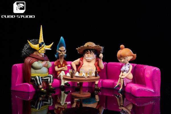 【售罄展示追加請私訊客服@toystationtw】海賊王 香波地羣島冒牌草帽團 X CUBE STUIDO 動漫,模型,玩具,gk,玩驛,火影,手辦,海賊,死神,航海王,獵人,阿拉蕾,七大罪,七龍珠,寶可夢,神奇寶貝,哥吉拉,宮崎駿,迪士尼,灌籃高手,鬼滅之日刃,一拳超人,蠟筆小新,咒術,鏈鋸人,進擊的巨人,妖精尾巴,我的英雄學院,我英,鋼鍊,鋼之煉金術師,新世紀福音戰士,EVA,間諜家家酒,Re0,漫威,dc,集美#hex#tsume#prime1#queen#tes#xm#野獸國#壽屋#數碼寶貝