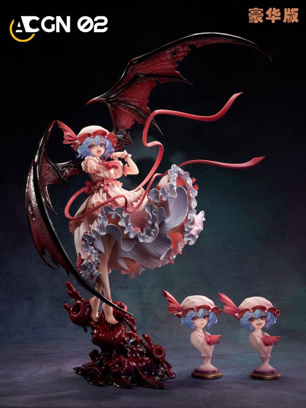 【預購】東方Project 蕾米莉亞·斯卡雷特 X ACGN 02 玩驛丨Toy station, GK雕像預購, GK雕像代購, GK雕像現貨, GK雕像修復, 咒術, 咒術迴戰, SCC玩具屋, 玩具給庫, NBA, 瘋公仔, 訂製雕像,模型,伯公仔,gk,玩驛,火影,夜風本舖,海賊,死神,航海王,獵人,阿拉蕾,七大罪,七龍珠,寶可夢,神奇寶貝,哥吉拉,宮崎駿,迪士尼,灌籃高手,鬼滅之刃,一拳超人,蠟筆小新,咒術,鏈鋸人,進擊的巨人,乙骨,我英