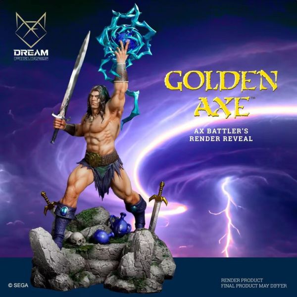 【預購】戰斧GoldenAxe 野蠻人 斧頭戰士 X Dream Figures+世嘉SEGA 玩驛丨Toy station, GK雕像預購, GK雕像代購, GK雕像現貨, GK雕像修復, 咒術, 咒術迴戰, SCC玩具屋, 玩具給庫, NBA, 瘋公仔, 訂製雕像,模型,伯公仔,gk,玩驛,火影,夜風本舖,海賊,死神,航海王,獵人,阿拉蕾,七大罪,七龍珠,寶可夢,神奇寶貝,哥吉拉,宮崎駿,迪士尼,灌籃高手,鬼滅之刃,一拳超人,蠟筆小新,咒術,鏈鋸人,進擊的巨人,乙骨,我英