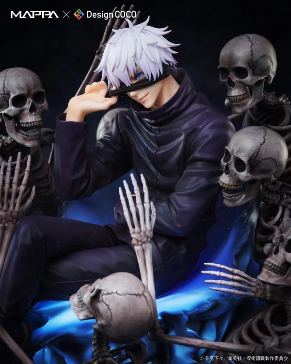 【售罄展示追加請私訊客服@toystationtw】咒術迴戰 澀谷事變五條悟 X design Coco mappa 正版授權 玩驛丨Toy station, GK雕像預購, GK雕像代購, GK雕像現貨, GK雕像修復, 購物網站, 自媒體選物店, 日漫, 美漫, 電影, 電玩IP, 訂製雕像,模型,玩具,gk,玩驛,火影,手辦,海賊,死神,航海王,獵人,阿拉蕾,七大罪,七龍珠,寶可夢,神奇寶貝,哥吉拉,宮崎駿,迪士尼,灌籃高手,鬼滅之日刃,一拳超人,蠟筆小新,咒術,鏈鋸人,進擊的巨人,妖精尾巴,我的英雄學院,鋼鍊,鋼之