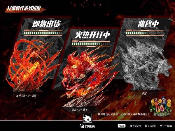 【現貨秒發】海賊王 三兄弟系列第二彈業火魯夫 和之國鬼島決戰 X LB 玩驛丨Toy station, GK雕像預購, GK雕像代購, GK雕像現貨, GK雕像修復, 購物網站, 自媒體選物店, SCC玩具屋, 玩具給庫, 希模型, 瘋公仔, 訂製雕像,模型,伯公仔,gk,玩驛,火影,夜風本舖,海賊,死神,航海王,獵人,阿拉蕾,七大罪,七龍珠,寶可夢,神奇寶貝,哥吉拉,宮崎駿,迪士尼,灌籃高手,鬼滅之日刃,一拳超人,蠟筆小新,咒術,鏈鋸人,進擊的巨人,妖精尾巴,我的英