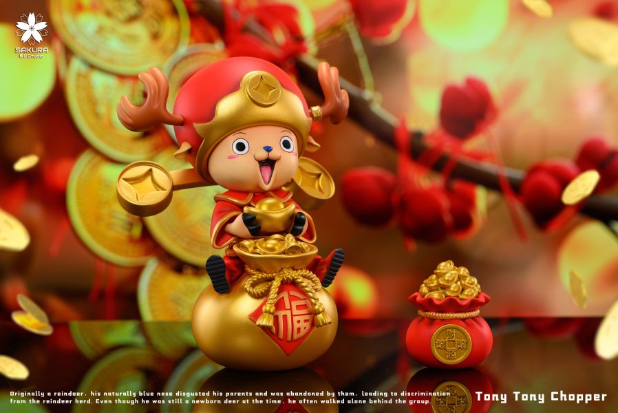 【售罄展示追加請私訊客服@toystationtw】海賊王 財神喬巴 X 櫻花 studio 玩驛丨Toy station, GK雕像預購, GK雕像代購, GK雕像現貨, GK雕像修復, 咒術, 咒術迴戰, SCC玩具屋, 玩具給庫, NBA, 瘋公仔, 訂製雕像,模型,伯公仔,gk,玩驛,火影,夜風本舖,海賊,死神,航海王,獵人,阿拉蕾,七大罪,七龍珠,寶可夢,神奇寶貝,哥吉拉,宮崎駿,迪士尼,灌籃高手,鬼滅之刃,一拳超人,蠟筆小新,咒術,鏈鋸人,進擊的巨人,乙骨,我英