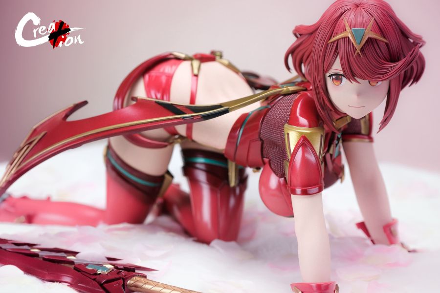 【售罄展示追加請私訊客服@toystationtw】異度神劍 女角色輕雕像系列第二款 焰 Pyra X Creation-Studio #動漫#模型#玩具#gk#玩驛#火影#手辦#海賊#死神#航海王#獵人#阿拉蕾#七大罪#七龍珠#寶可夢#神奇寶貝#哥吉拉#宮崎駿#迪士尼#灌籃高手#鬼滅之日刃#一拳超人#蠟筆小新#咒術#鏈鋸人#進擊的巨人#妖精尾巴#我的英雄學院#我英#鋼鍊#鋼之煉金術師#新世紀福音戰士#EVA#間諜家家酒#Re0#漫威#dc#集美#hex#tsume#prime1#queen#tes#xm#野獸國#壽屋#數碼寶貝