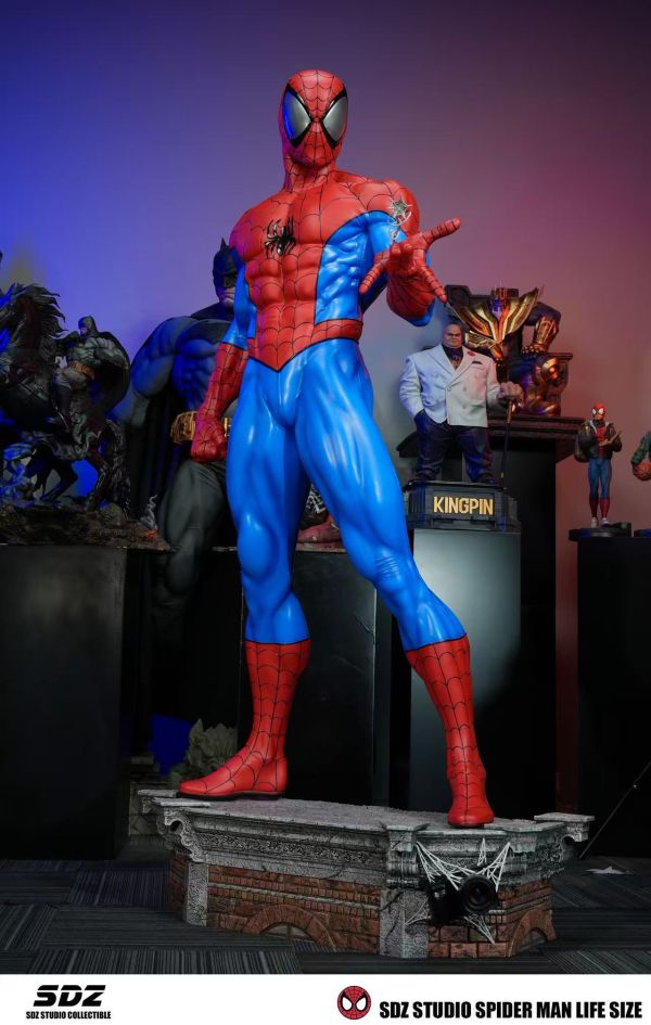 【預購】Marvel漫威 漫畫經典 1/1真實比例-蜘蛛人 X SDZ-Studio 玩驛丨Toy station, GK雕像預購, GK雕像代購, GK雕像現貨, GK雕像修復, 咒術, 咒術迴戰, SCC玩具屋, 玩具給庫, NBA, 瘋公仔, 訂製雕像,模型,伯公仔,gk,玩驛,火影,夜風本舖,海賊,死神,航海王,獵人,阿拉蕾,七大罪,七龍珠,寶可夢,神奇寶貝,哥吉拉,宮崎駿,迪士尼,灌籃高手,鬼滅之刃,一拳超人,蠟筆小新,咒術,鏈鋸人,進擊的巨人,乙骨,我英