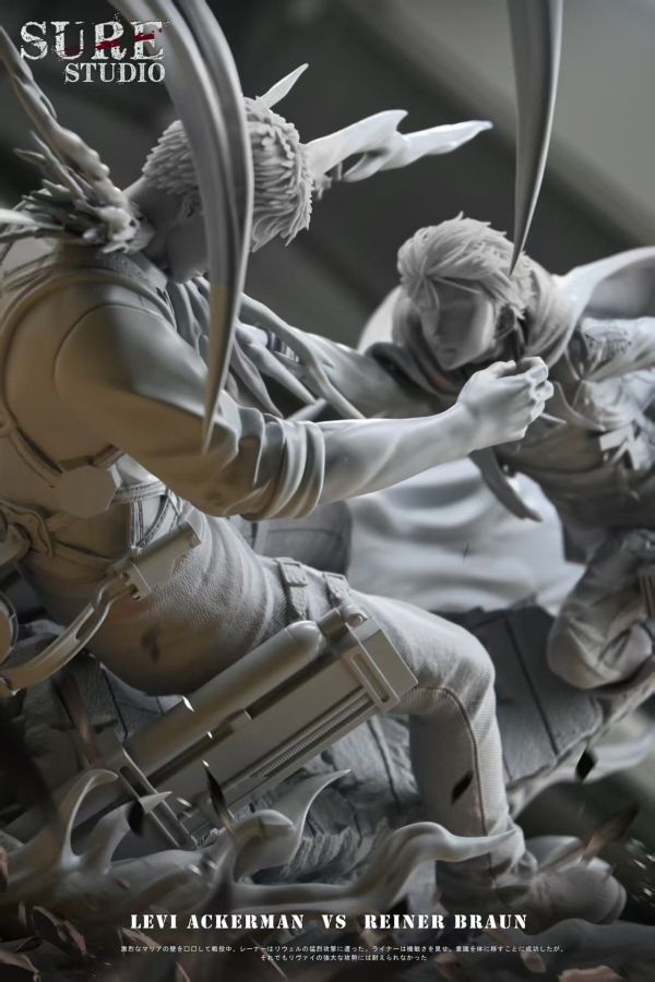 【預購】進擊的巨人 SSS巨人對戰系列 兵長vs萊納 X Sure-Studio 玩驛丨Toy station, GK雕像預購, GK雕像代購, GK雕像現貨, GK雕像修復, 咒術, 咒術迴戰, SCC玩具屋, 玩具給庫, NBA, 瘋公仔, 訂製雕像,模型,伯公仔,gk,玩驛,火影,夜風本舖,海賊,死神,航海王,獵人,阿拉蕾,七大罪,七龍珠,寶可夢,神奇寶貝,哥吉拉,宮崎駿,迪士尼,灌籃高手,鬼滅之刃,一拳超人,蠟筆小新,咒術,鏈鋸人,進擊的巨人,乙骨,我英