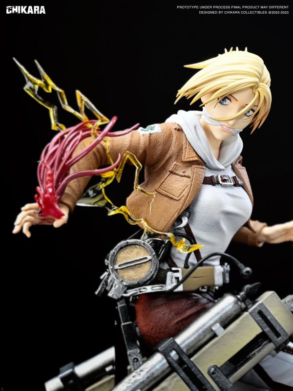 【售罄展示追加請私訊客服@toystationtw】進擊的巨人 阿尼·利昂納德 X CHIKARA STUDIO 動漫,模型,玩具,gk,玩驛,火影,手辦,海賊,死神,航海王,獵人,阿拉蕾,七大罪,七龍珠,寶可夢,神奇寶貝,哥吉拉,宮崎駿,迪士尼,灌籃高手,鬼滅之日刃,一拳超人,蠟筆小新,咒術,鏈鋸人,進擊的巨人,妖精尾巴,我的英雄學院,我英,鋼鍊,鋼之煉金術師,新世紀福音戰士,EVA,間諜家家酒,Re0,漫威,dc,集美#hex#tsume#prime1#queen#tes#xm#野獸國#壽屋#數碼寶貝