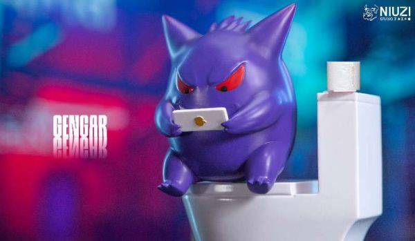 【售罄展示追加請私訊客服@toystationtw】寶可夢 趣味耿鬼第七彈 車載擺件 桌面擺件 摸魚馬桶耿鬼 X NIUZI牛子 玩驛丨Toy station, GK雕像預購, GK雕像代購, GK雕像現貨, GK雕像修復, 咒術, 咒術迴戰, SCC玩具屋, 玩具給庫, NBA, 瘋公仔, 訂製雕像,模型,伯公仔,gk,玩驛,火影,夜風本舖,海賊,死神,航海王,獵人,阿拉蕾,七大罪,七龍珠,寶可夢,神奇寶貝,哥吉拉,宮崎駿,迪士尼,灌籃高手,鬼滅之刃,一拳超人,蠟筆小新,咒術,鏈鋸人,進擊的巨人,乙骨,我英