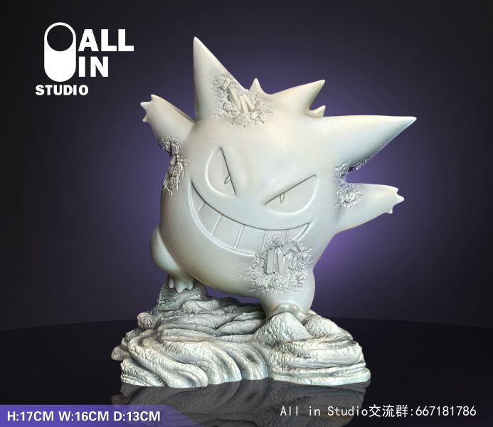 【售罄展示追加請私訊客服@toystationtw】寶可夢 遺跡耿鬼 X ALL IN Studio 動漫,模型,玩具,gk,玩驛,火影,手辦,海賊,死神,航海王,獵人,阿拉蕾,七大罪,七龍珠,寶可夢,神奇寶貝,哥吉拉,宮崎駿,迪士尼,灌籃高手,鬼滅之日刃,一拳超人,蠟筆小新,咒術,鏈鋸人,進擊的巨人,妖精尾巴,我的英雄學院,我英,鋼鍊,鋼之煉金術師,新世紀福音戰士,EVA,間諜家家酒,Re0,漫威,dc,集美#hex#tsume#prime1#queen#tes#xm#野獸國#壽屋#數碼寶貝