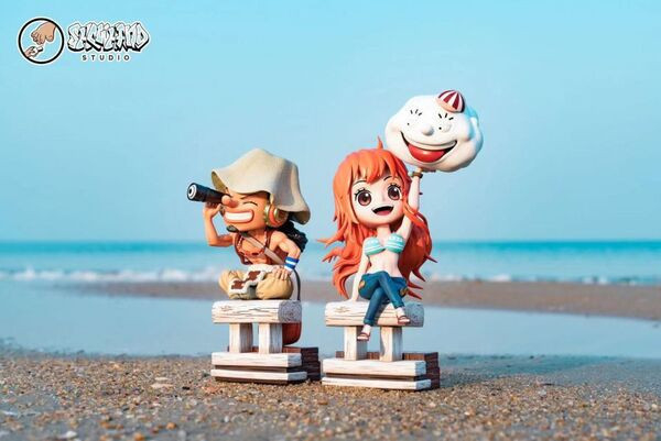 【售罄展示追加請私訊客服@toystationtw】海賊王 全員草帽海賊團 娜美 & 騙人布 X Showhand 動漫,模型,玩具,gk,玩驛,火影,手辦,海賊,死神,航海王,獵人,阿拉蕾,七大罪,七龍珠,寶可夢,神奇寶貝,哥吉拉,宮崎駿,迪士尼,灌籃高手,鬼滅之日刃,一拳超人,蠟筆小新,咒術,鏈鋸人,進擊的巨人,妖精尾巴,我的英雄學院,我英,鋼鍊,鋼之煉金術師,新世紀福音戰士,EVA,間諜家家酒,Re0,漫威,dc,集美#hex#tsume#prime1#queen#tes#xm#野獸國#壽屋#數碼寶貝