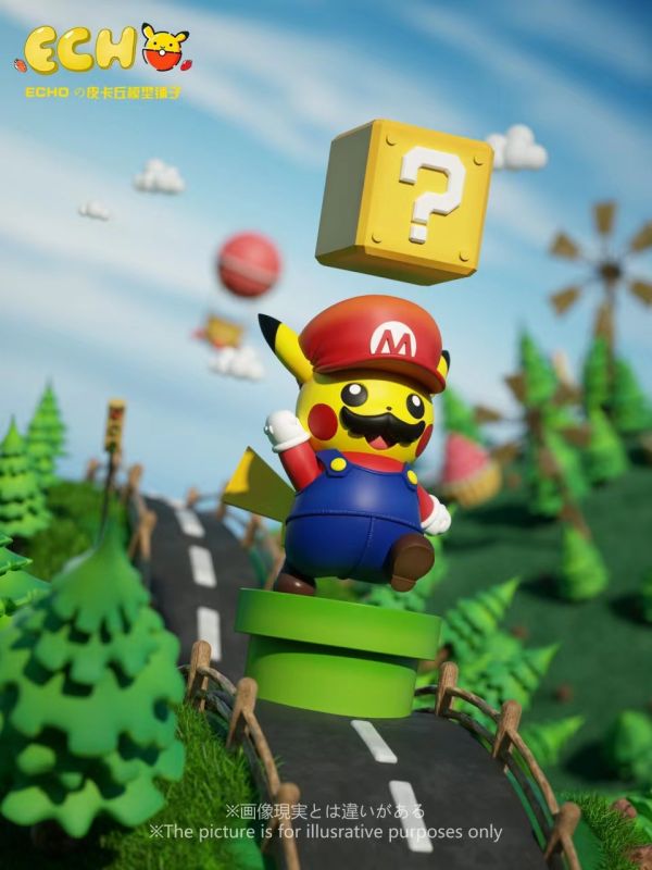 【售罄展示追加請私訊客服@toystationtw】寶可夢 超級馬力歐皮卡丘 X ECHO studio 玩驛丨Toy station, GK雕像預購, GK雕像代購, GK雕像現貨, GK雕像修復, 咒術, 咒術迴戰, SCC玩具屋, 玩具給庫, NBA, 瘋公仔, 訂製雕像,模型,伯公仔,gk,玩驛,火影,夜風本舖,海賊,死神,航海王,獵人,阿拉蕾,七大罪,七龍珠,寶可夢,神奇寶貝,哥吉拉,宮崎駿,迪士尼,灌籃高手,鬼滅之刃,一拳超人,蠟筆小新,咒術,鏈鋸人,進擊的巨人,乙骨,我英