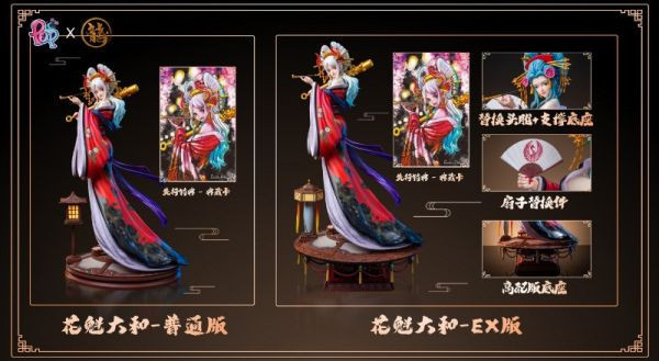 【售罄展示追加請私訊客服@toystationtw】海賊王 夢中畫系列001 - 花魁大和&小紫（可脫） X 龍工作室 & POP工作室 動漫,模型,玩具,gk,玩驛,火影,手辦,海賊,死神,航海王,獵人,阿拉蕾,七大罪,七龍珠,寶可夢,神奇寶貝,哥吉拉,宮崎駿,迪士尼,灌籃高手,鬼滅之日刃,一拳超人,蠟筆小新,咒術,鏈鋸人,進擊的巨人,妖精尾巴,我的英雄學院,我英,鋼鍊,鋼之煉金術師,新世紀福音戰士,EVA,間諜家家酒,Re0,漫威,dc,集美#hex#tsume#prime1#queen#tes#xm#野獸國#壽屋#數碼寶貝