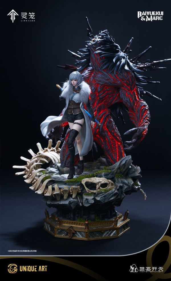【代購】《靈籠》 白月魁&馬克 X UNiQUE ART 正版授權 動漫,模型,玩具,gk,玩驛,火影,手辦,海賊,死神,航海王,獵人,阿拉蕾,七大罪,七龍珠,寶可夢,神奇寶貝,哥吉拉,宮崎駿,迪士尼,灌籃高手,鬼滅之日刃,一拳超人,蠟筆小新,咒術,鏈鋸人,進擊的巨人,妖精尾巴,我的英雄學院,我英,鋼鍊,鋼之煉金術師,新世紀福音戰士,EVA,間諜家家酒,Re0,漫威,dc,集美#hex#tsume#prime1#queen#tes#xm#野獸國#壽屋#數碼寶貝
