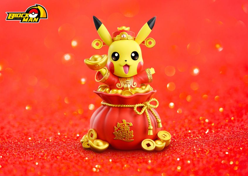 【售罄展示追加請私訊客服@toystationtw】寶可夢 財神皮卡丘 X Block Man STUDIO #動漫#模型#玩具#gk#玩驛#火影#手辦#海賊#死神#航海王#獵人#阿拉蕾#七大罪#七龍珠#寶可夢#神奇寶貝#哥吉拉#宮崎駿#迪士尼#灌籃高手#鬼滅之日刃#一拳超人#蠟筆小新#咒術#鏈鋸人#進擊的巨人#妖精尾巴#我的英雄學院#我英#鋼鍊#鋼之煉金術師#新世紀福音戰士#EVA#間諜家家酒#Re0#漫威#dc#集美#hex#tsume#prime1#queen#tes#xm#野獸國#壽屋#數碼寶貝