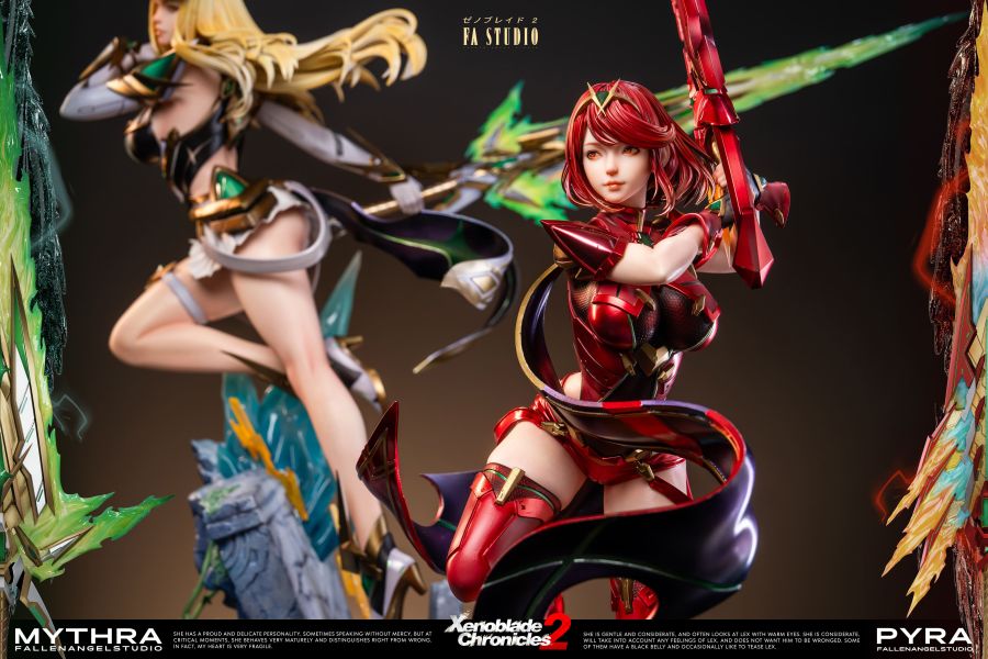 【售罄展示追加請私訊客服@toystationtw】異度神劍2 焰Pyra X FallenAngel(FA) 玩驛丨Toy station, GK雕像預購, GK雕像代購, GK雕像現貨, GK雕像修復, 咒術, 咒術迴戰, SCC玩具屋, 玩具給庫, 希模型, 瘋公仔, 訂製雕像,模型,伯公仔,gk,玩驛,火影,夜風本舖,海賊,死神,航海王,獵人,阿拉蕾,七大罪,七龍珠,寶可夢,神奇寶貝,哥吉拉,宮崎駿,迪士尼,灌籃高手,鬼滅之日刃,一拳超人,蠟筆小新,咒術,鏈鋸人,進擊的巨人,乙骨,我英
